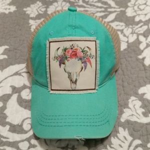 New ball cap With Ponytail Slot